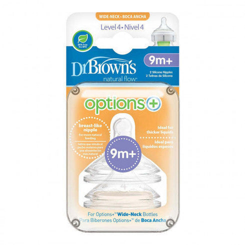 Dr Brown's Teats - Level 4 Twin Pack